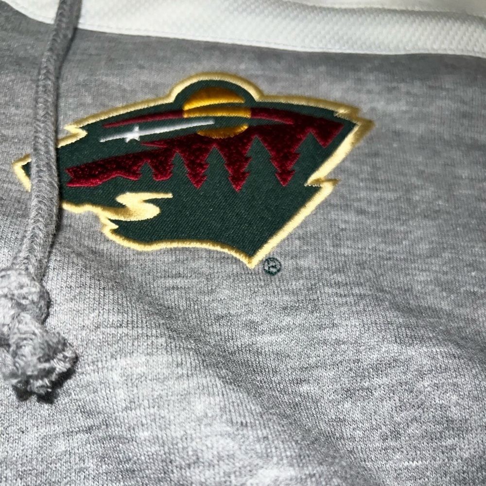 Champion Hoodie Minnesota Wild Embroidered Collegiate  Football Sweatshirt New - Picture 3 of 5